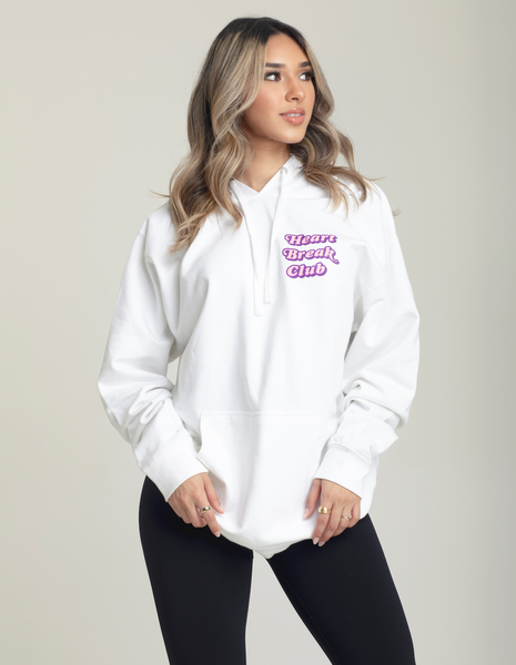 WHITE GROOVY HOODIE