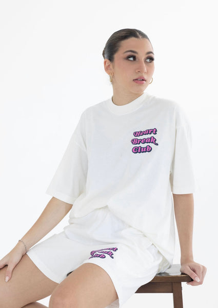 HBC OFF WHITE SHORTS